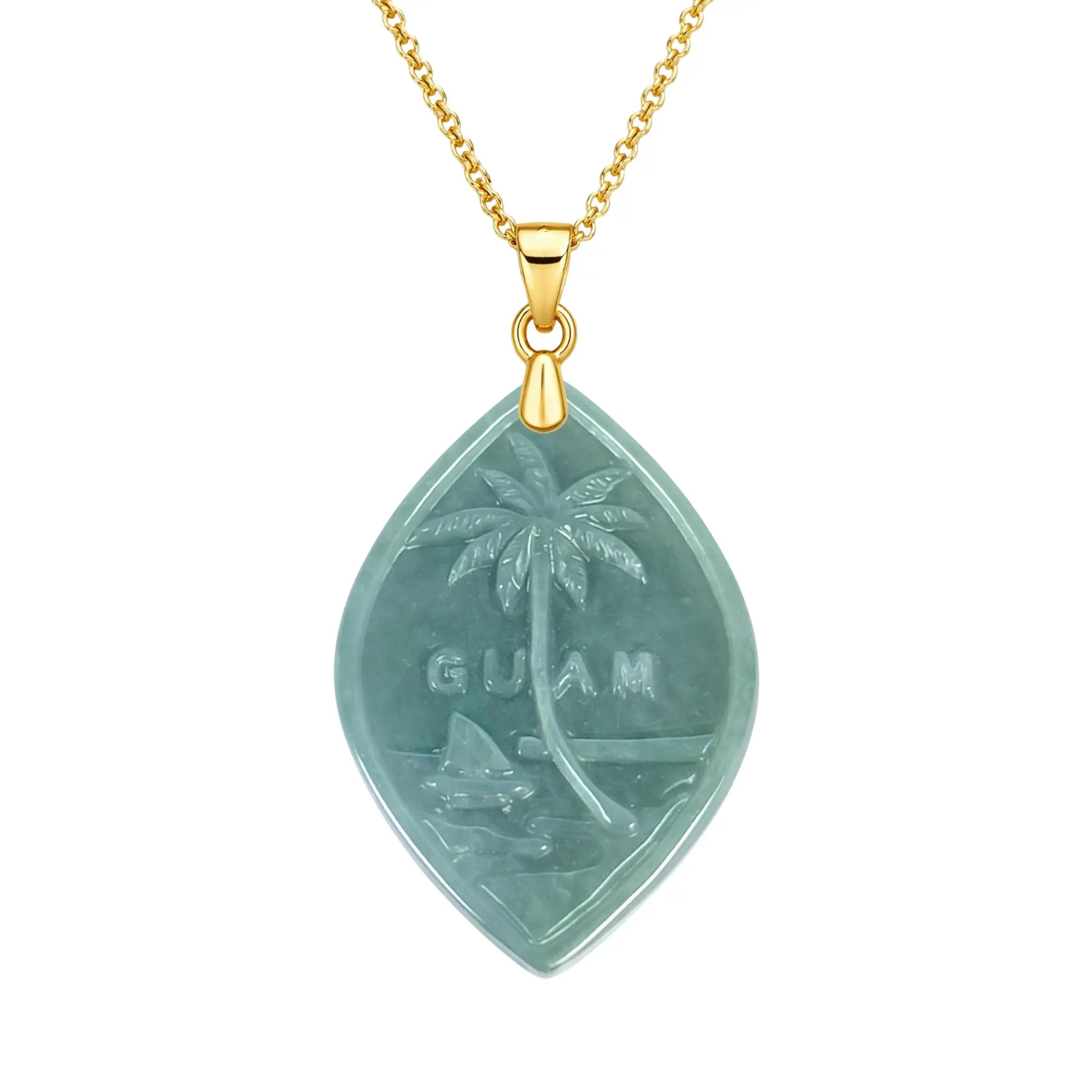 Jade Guam Pendant