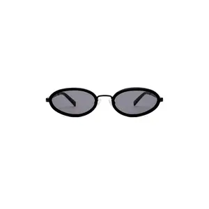 Luv Lou The Sage Sunglasses in Black & Smoke Mono