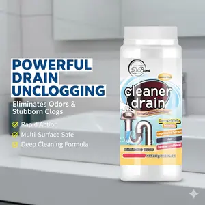 Pipe Dredge Deodorant, Ultimate Sink & Drainage Cleaner, Portable Powder Cleaning Tool Super Clog Remover Chemical Powder Agent for Kitchen Toilet Pipe Dredging