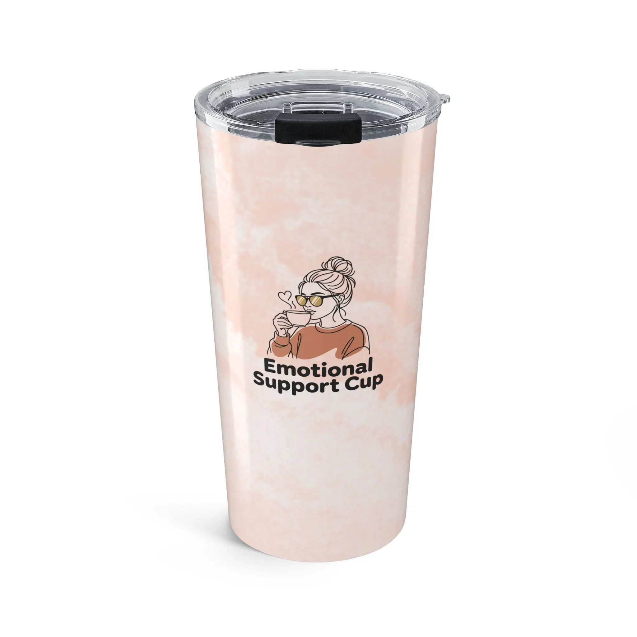 Emotional Support Cup Tumbler | 20oz Stainless Travel Mug