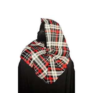 Red Plaid Infinity Scarf, Watch Plaid infinity Scarf, Buffalo Plaid Infinity Scarf, Gift for Her, Gift for Him, gift for mom, Neck Scarf