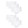 Hanes Men's White Brief Underwear 6-pack Multi Pack Comfortable Fit Soft Stretch Fabric Breathable 2252p6