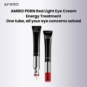 AMIRO PDRN Red Light Eye Cream, for Dark Circles and Puffiness, Repairing & Firming Eye Cream with PDRN & Red Light, Smooth