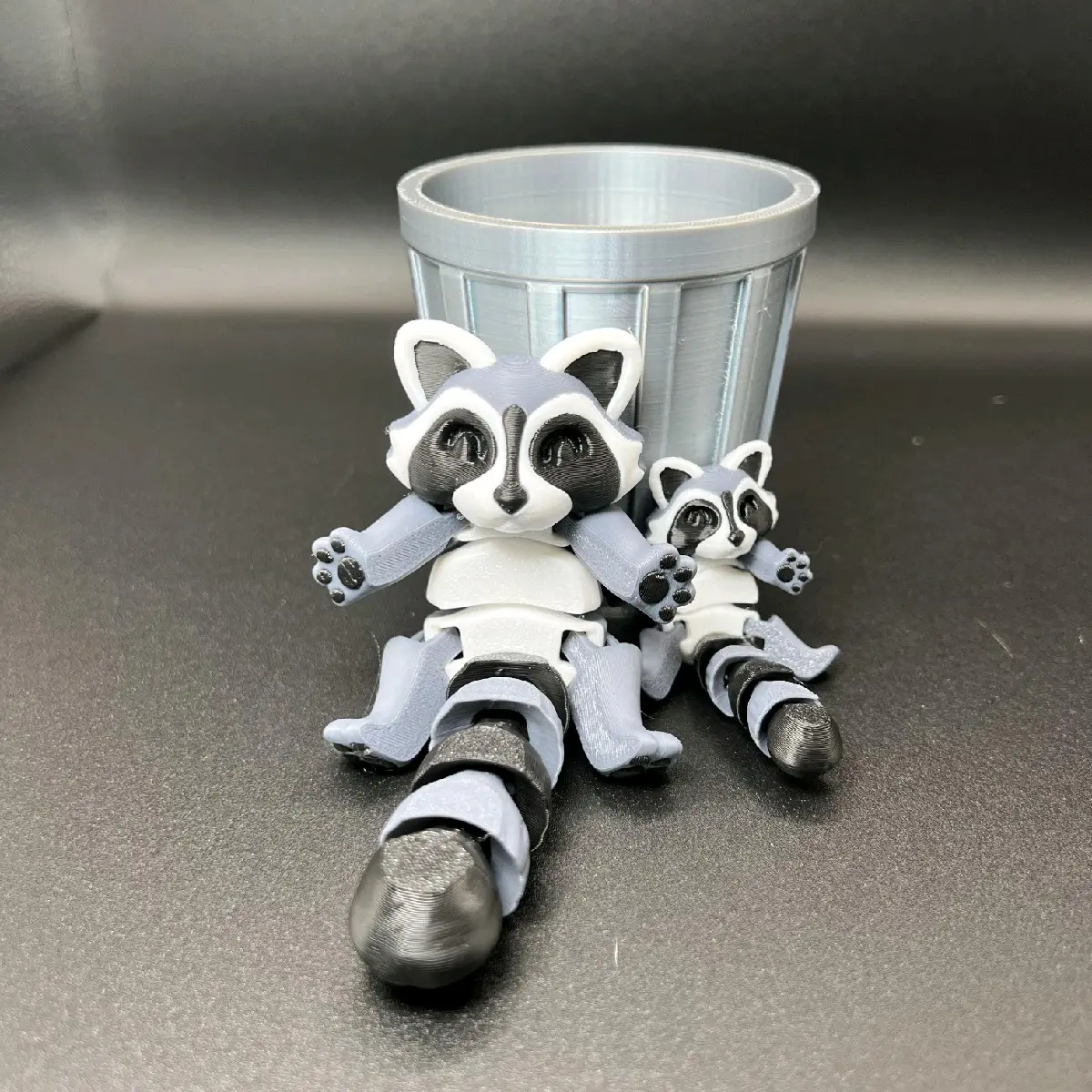 3D Printed Articulated Racoon Fidget toy