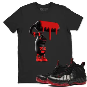 Unisex T-shirt to match Jordan Foamposite Cough Drop - 3D Paint Roller. 100% Cotton for Casual Wear. Comfortable Summer Unisex T-Shirt to match Jordan Sneaker. Streetwear Style. urban outfitters