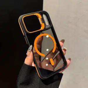 Magnetic Phone Cases for iPhone17 Pro Max 16 15 14 13 12 11 Pro Max Plus opened to serve as a stan,high transparency and anti-yellowing properties, strong adhesion provides full protection against drops phone case for iphone 17 Pro Max