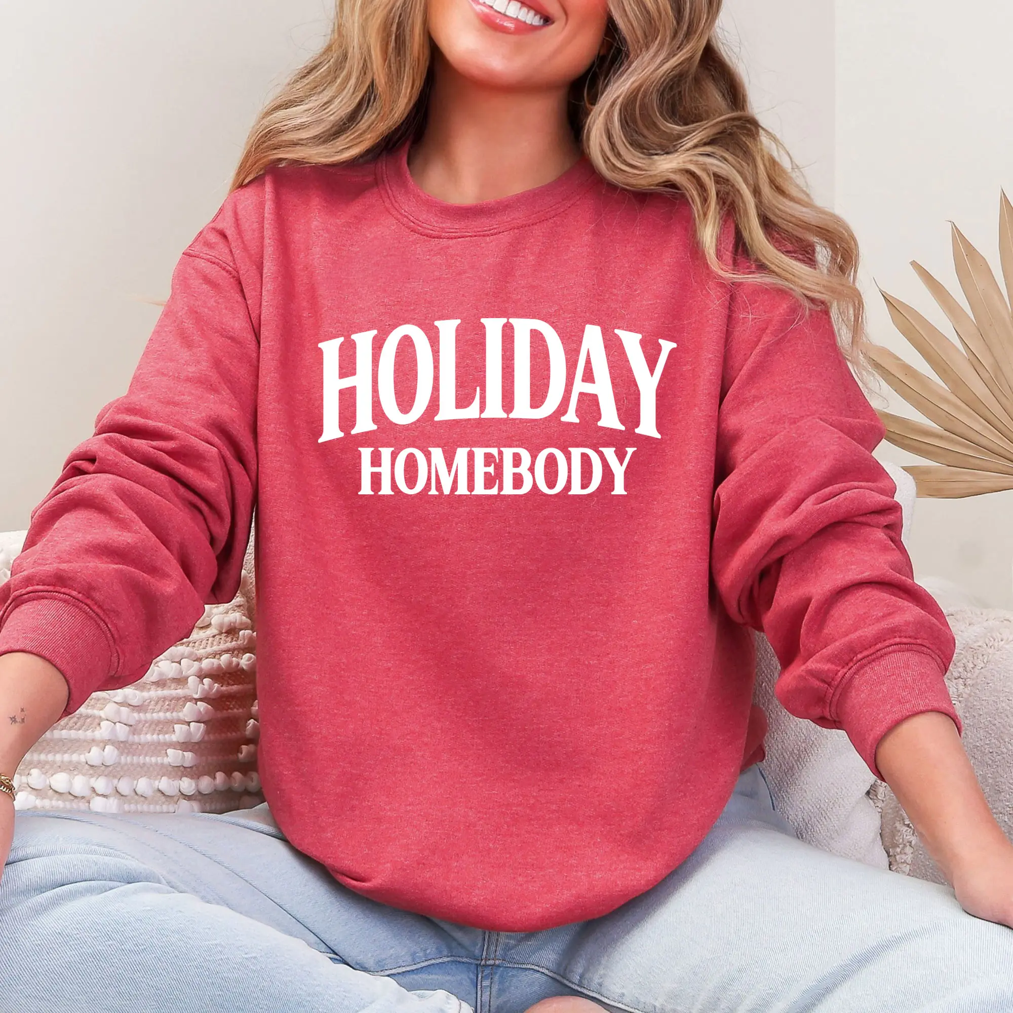 Holiday Homebody DTG/DTF Graphic T-Shirt - Unisex Relaxed Fit Soft Print Tee, 100% Cotton, Casual Wear, Perfect for Birthdays and Holidays - Comfort