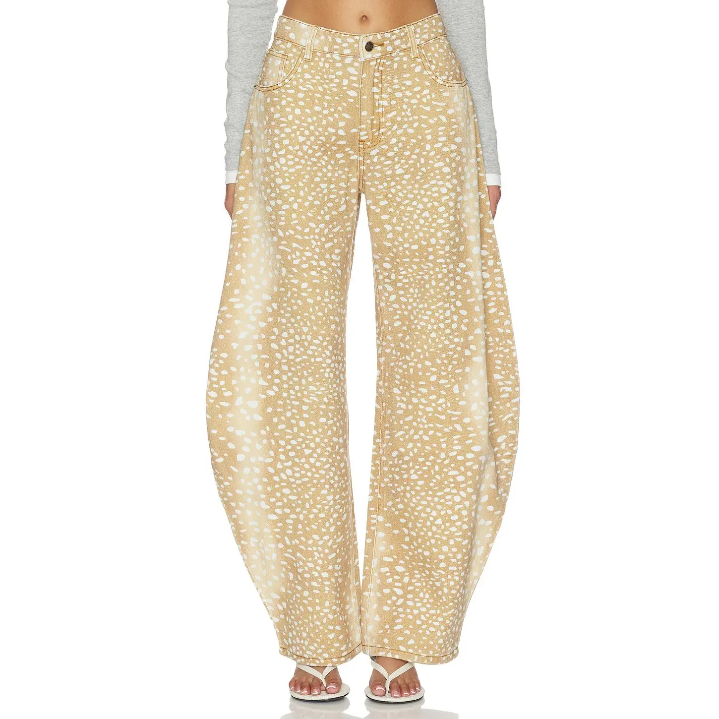 LIONESS Horseshoe Jeans in Bambi