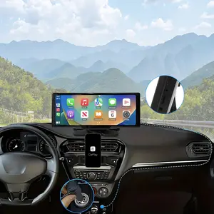 10.26 inch Portable Wireless Carplay-Car Navigation-Touch Screen-Car AudioReceiver-Driving Recorder- 4K HD Camera