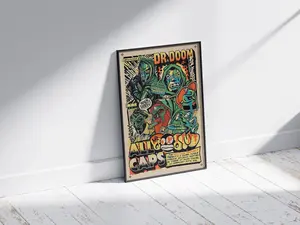 MF Doom Poster Print Music Poster Album Cover Poster Wall Decor Music Gift Room Decor Poster Unframed
