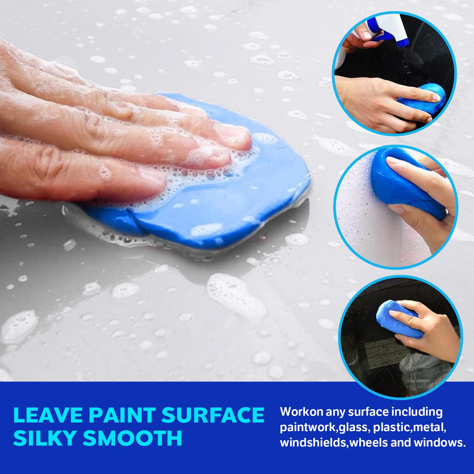 XPERTCHEMY Blue Car Clay Bar 2 Pack 200g(2x100g), Auto Detailing Premium Grade No Scratch Magic Clay Bars Cleaner Kit with Washing and Adsorption Capacity for Car Auto SUV, RV, Truck