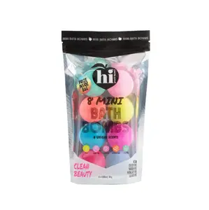 Hi Peach Layne Mini Bath Bomb Bag, 8 Assorted Scents with Surprise Prize, 1.06 oz Each