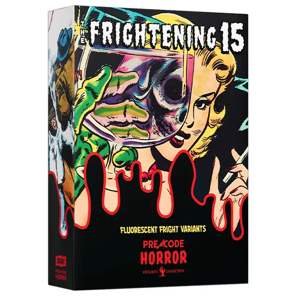 The Frightening 15 - Fluorescent Variants - 15 Banned Pre-Code Horror Comics