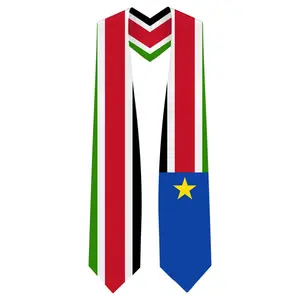 South Sudan Graduation Stole - South Sudan Flag Sash