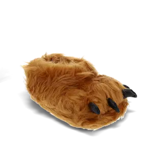 Brown Monster Feet Slippers Brown Monster Feet Slippers