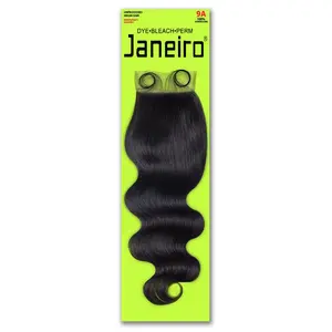 JANEIRO - 100% 9A Unprocessed Virgin Hair 4X4 Closure BODY WAVE