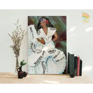 [Sale off up to 65%][Free Ship][No Frame] Puerto Rico Girl Bomba Dance Pretty Talented Beautiful Enough Framed Canvas, Unframed Poster, Puerto Rico Girl Canvas, Bomba Dance Poster POSTER