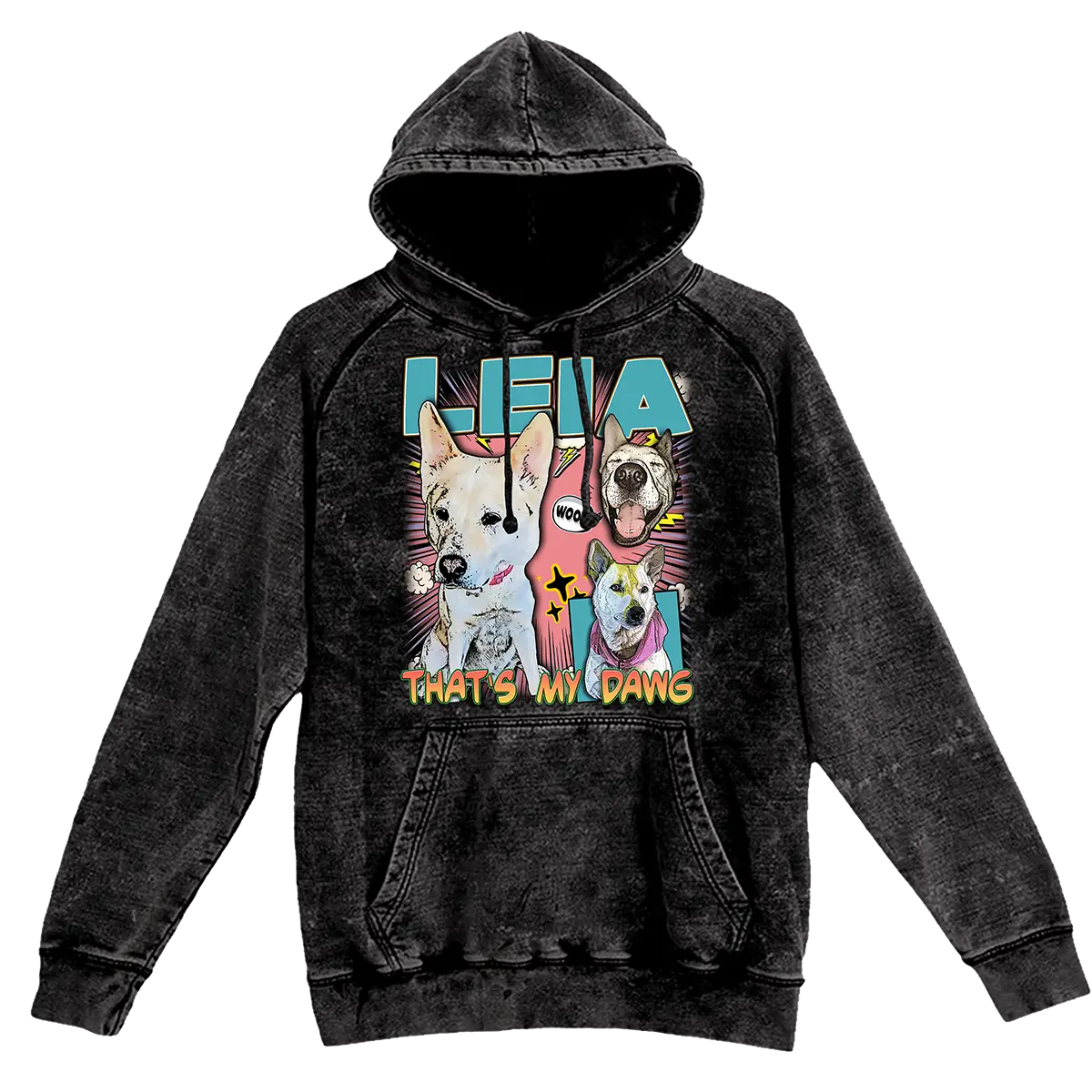 Custom Comic Book Vintage Hoodie – Upload Any Pet, Friend, or Other Favorite Picture
