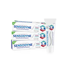 Sensodyne Sensitivity & Gum Toothpaste, Toothpaste for Sensitive Teeth & Gum Problems, 3.4 Ounces (Pack of 3) Oral Gentle