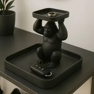 Unique Gorilla Tray Decorative Holder, Makeup Tray, Jewelry Cosmetic Key Home Desk Organizer, Durable Non-Electric Storage Box, Countertop Organizer, Perfect Room Decoration