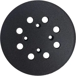5 Inch 8 Hole Sander Pad for Ridgid R2600 R2601 5" Random Orbit Sander, 5" Replacement Hook and Loop Backing Pad for Ridgid #300527002 tockrop
