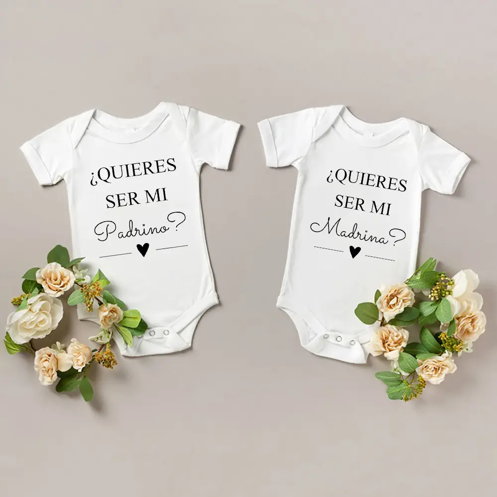 Boys' Infant Toddler Clothes Onesie Bodysuit - Cute Jumpsuit, Godmother/Godfather Announcement Gift Top
