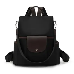 Travel Backpack Purse for Women Nylon Ladies Fashion Tassel Shoulder Bag Convertible