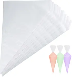 Piping Bags, Pastry Bags 10 Inch 100pcs, Disposable Icing Piping Pastry Bags For Cookie/Cake Decorating Supplies, Anti Burst And Non-Slip Thicken Cake Decorating Bags.