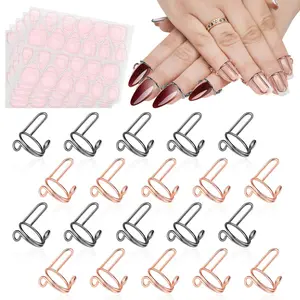 Adjustable Nail Art Ring Kit, 20pcs/set Reusable Detachable Nail Art Ring, Nail Art Decoration for Acrylic Nails, Nail Art Tools