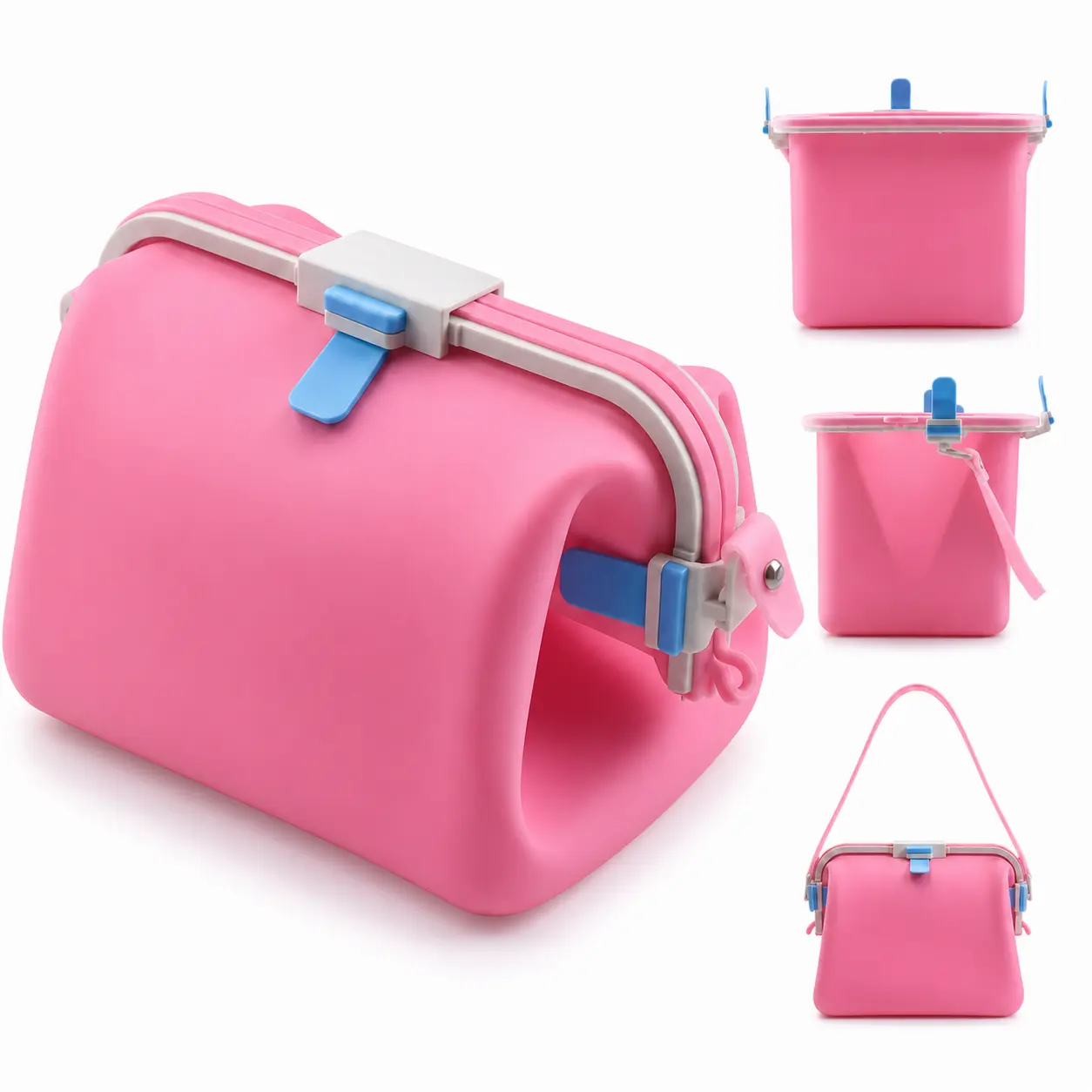 Wet Dry Bag, Waterproof Reusable Beach Pool Tote Bag, 100% Food-Grade Solid Silicone,1500-4000ml,Dry-Wet Separate Bag with Adjustable Shoulder Strap & Buckle,Eco Friendly, for Swimsuit, Outdoor Lunch, Yoga Gym Dirty Clothes,school bag,Makeup