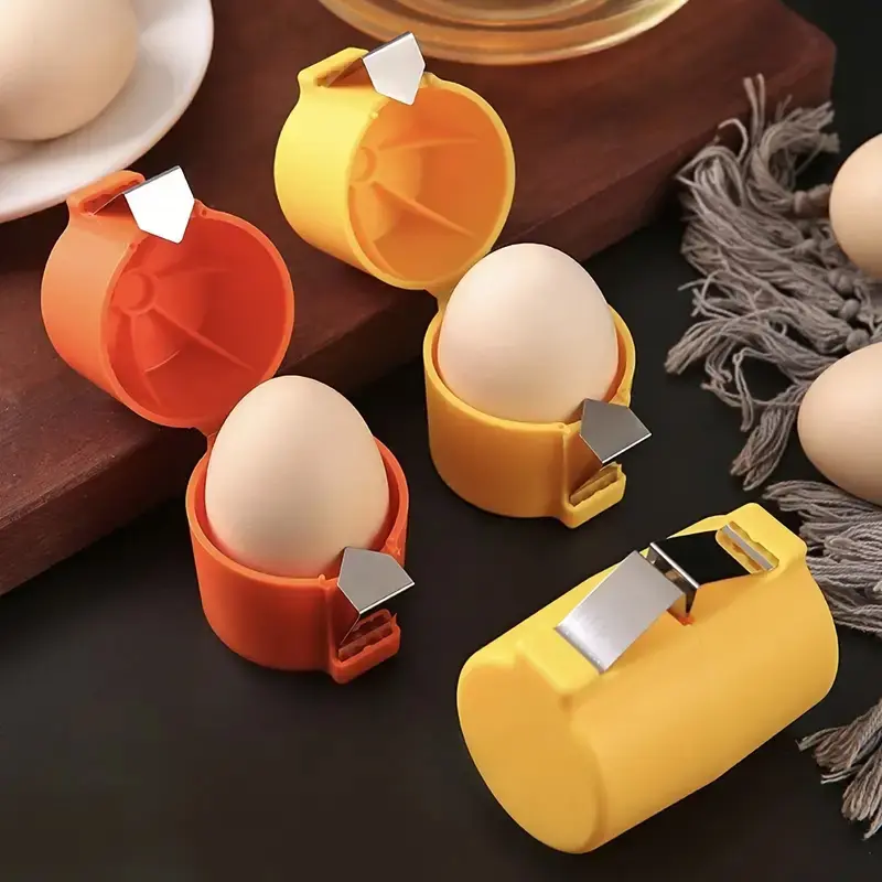 2-Piece Egg Shell Separator Set, Raw & Cooked Egg Peeler Tool, Kitchen Gadget for Quick Egg Shelling, Egg Separator For Raw Eggs, Perfect Gift Idea