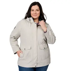 Free Country Women's Plus Size Rain Away Anorak Rain Jacket