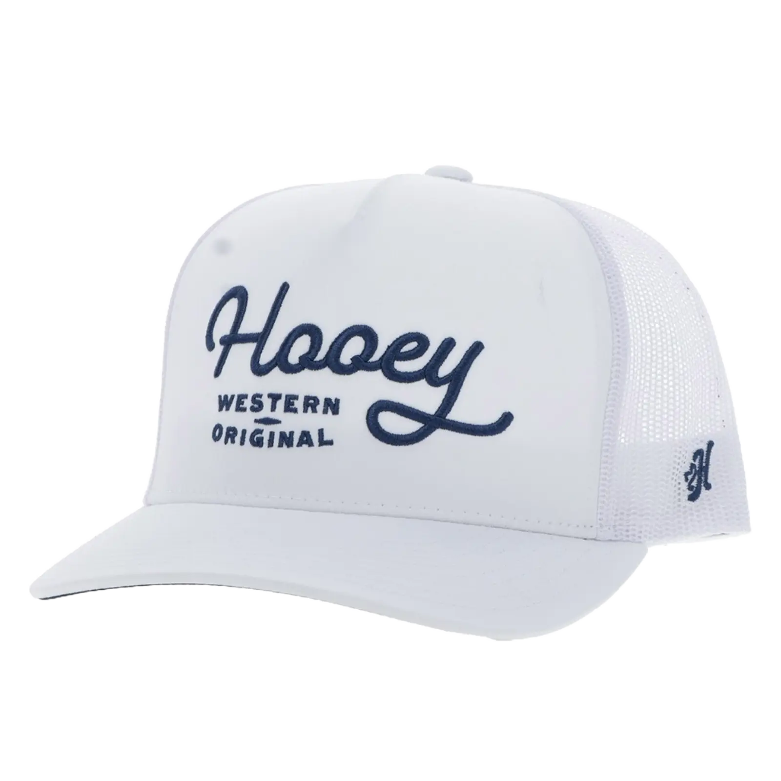 Hooey Men's OG 5-Panel Blue & White Snapback Hat 2560T-WH