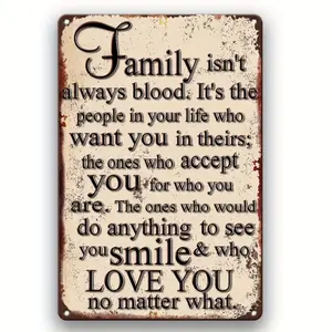 Vintage Aluminum Quote Wall Decor Rustic Metal Sign Perfect for Home Office Bar Cafe Decor with Distressed Finish