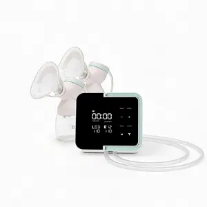 Zomee Mother's Nature H1 Hospital Grade Breast Pump, Double Electric Dual Motor, Independent Control Suction & Speed, 3 Modes, 12 Levels, Biomimicking Technology, 300mmHg, 2 Flange Sizes, 6oz Bottles