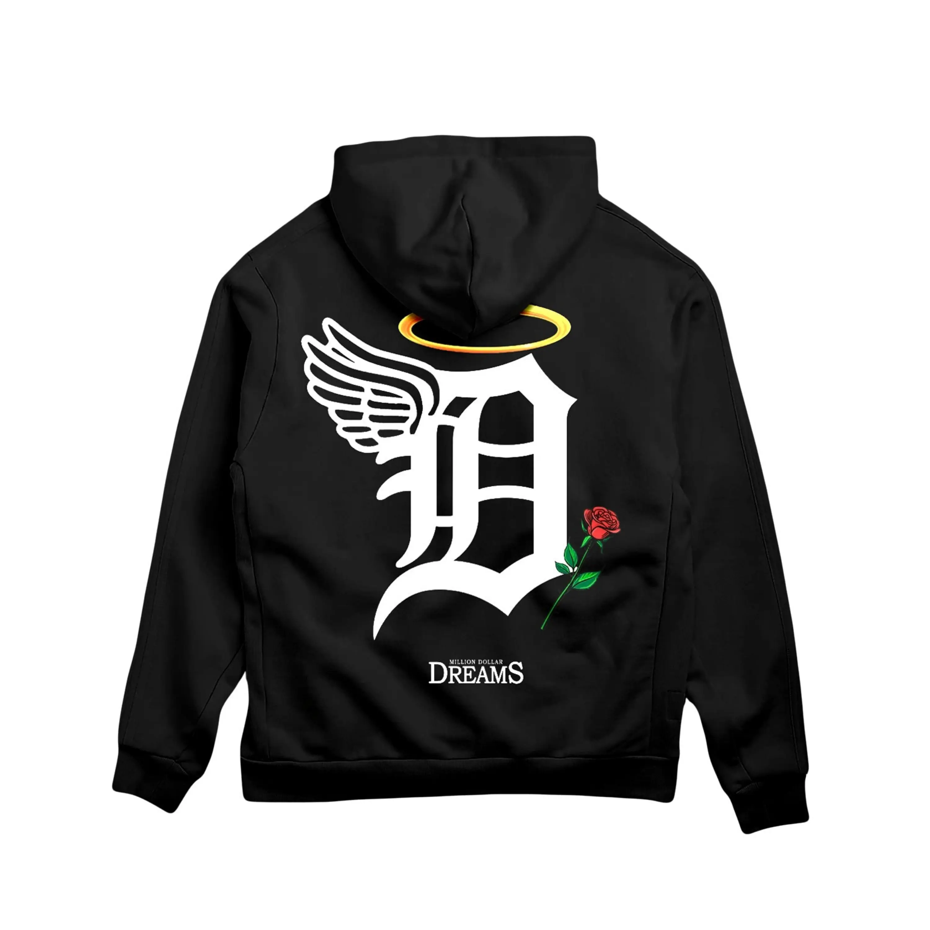 ‘HALO & WINGS’ HOODIE (BLACK) ‘HALO & WINGS’ HOODIE (BLACK)