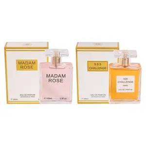 Women's Perfume Bundle - Madam Rose Spray Perfume and 505 Challenge Spray Perfume - 100ml/3.3fl.oz. each
