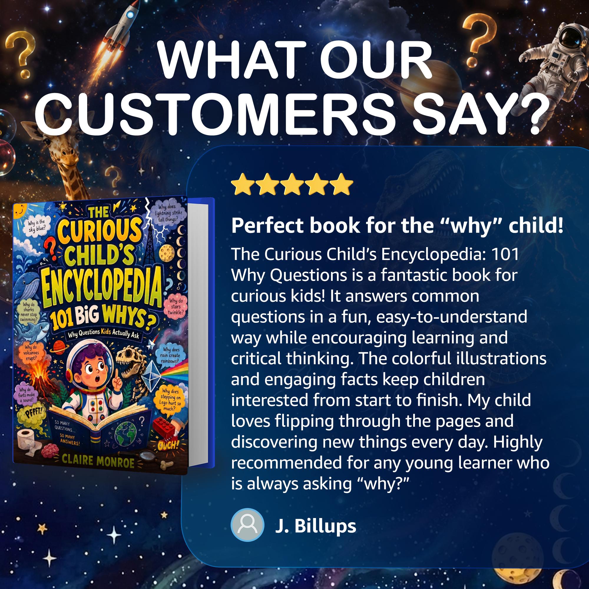 Claire Monroe The Curious Child's Encyclopedia - Children's Literature & Art Book for 6–10 Years, 101 Real 'Why?' Questions, Science Facts, Activities, Bright Engaging Illustrations, Bedtime Learning Claire Monroe The Curious Child's Encyclopedia - Children's Literature & Art Book for 6–10 Years, 101 Real 'Why?' Questions, Science Facts, Activities, Bright Engaging Illustrations, Bedtime Learning