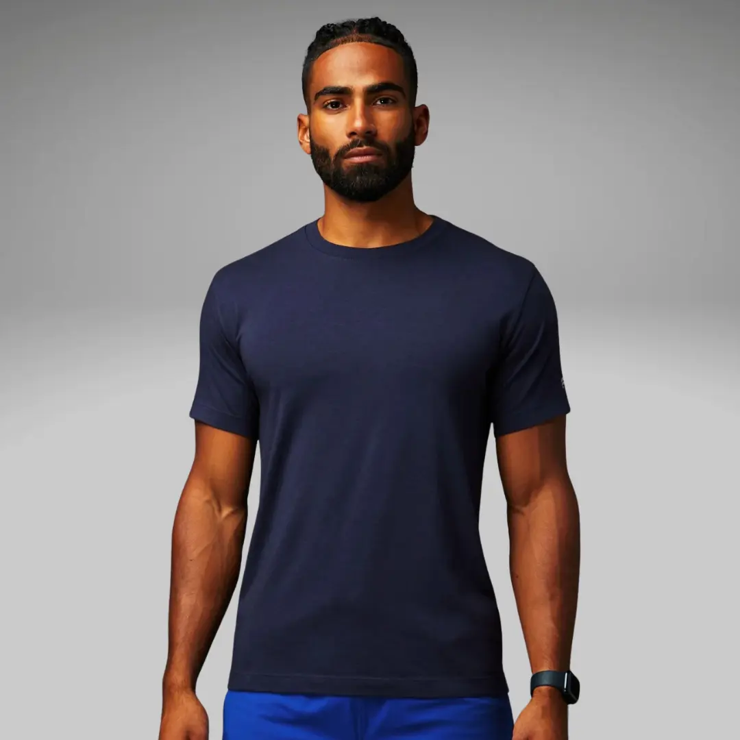 Fabletics Men's The 24-7 Short-Sleeve T-Shirt, Menswear with Modal-Spandex Fabric Fabletics Men's The 24-7 Short-Sleeve T-Shirt, Menswear with Modal-Spandex Fabric