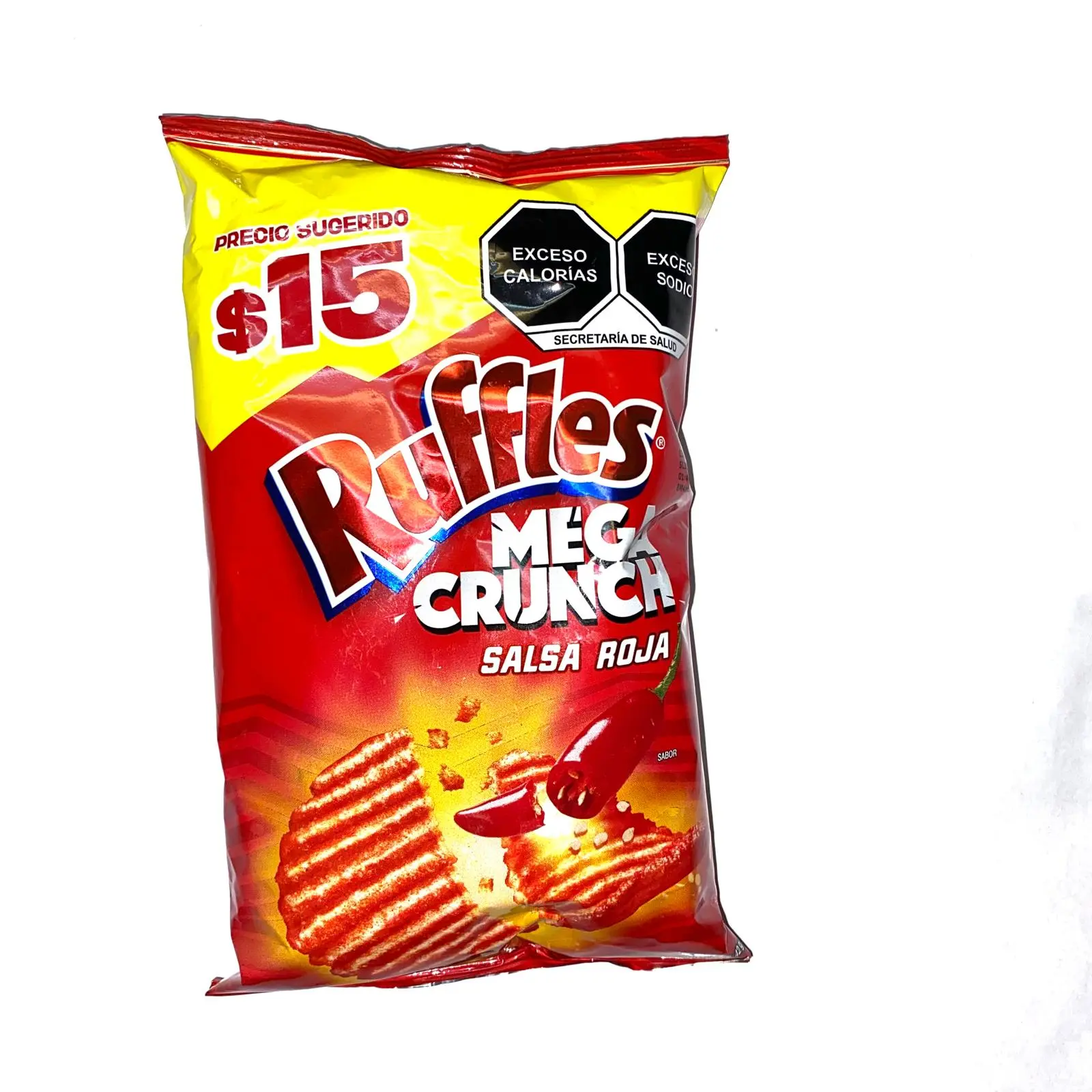 100 BAGS - RUFFLES SALSA ROJA - 42 GRAMS PER BAG