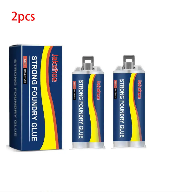 Quick Dry Metal Casting Repair Adhesive Kit, Anti-corrosion High Temperature Resistant Sealant Glue, Durable Leak Crack Hole Repair Agent, Widely Used for Hardware Pipeline Mechanical Parts Household Daily Maintenance Fixing