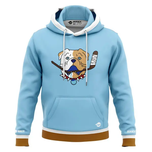 Sudbury Bulldogs Blue Performance Hoodie