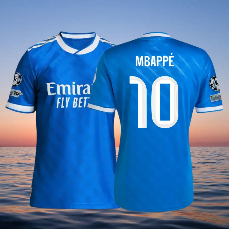 Mbappe 2025-26 Home White Away Black No.10 Short-sleeved Long-sleeved Football Shirts