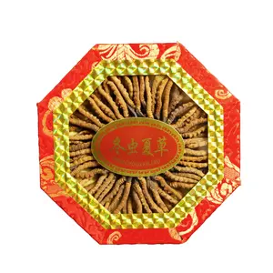 Royal Seafood USA Premium Cordyceps Sinensis, Chinese herb, gift box 6000 pieces, Whole Cordyceps Sinensis, 0.5oz