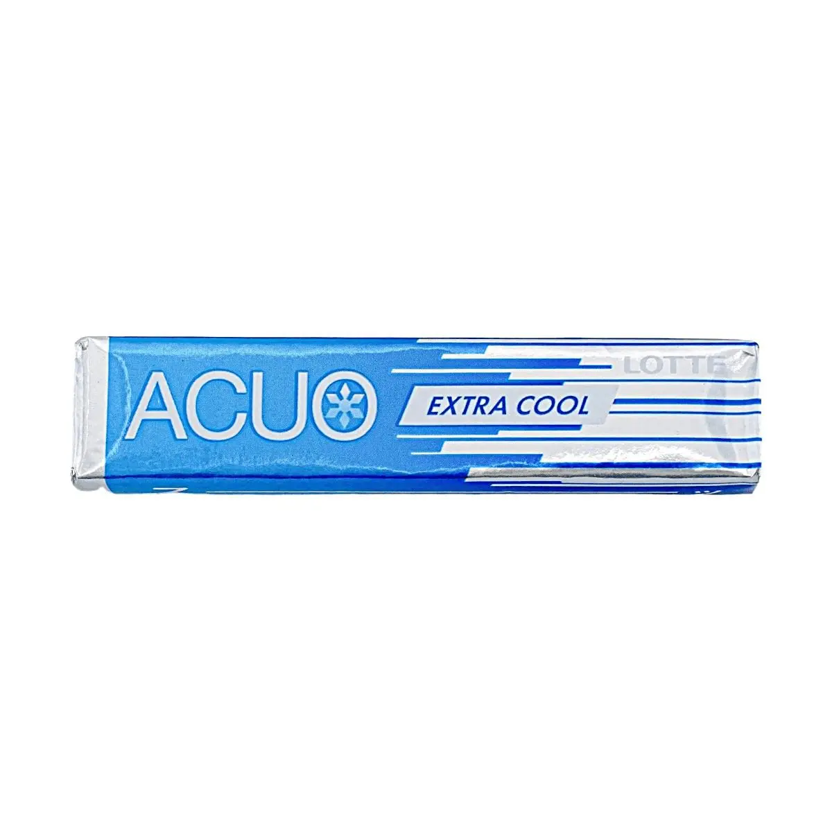 LOTTE ACUO Intense Cool Gum 20g - Long Lasting Fresh Breath & Sugar-Free Mint Flavor