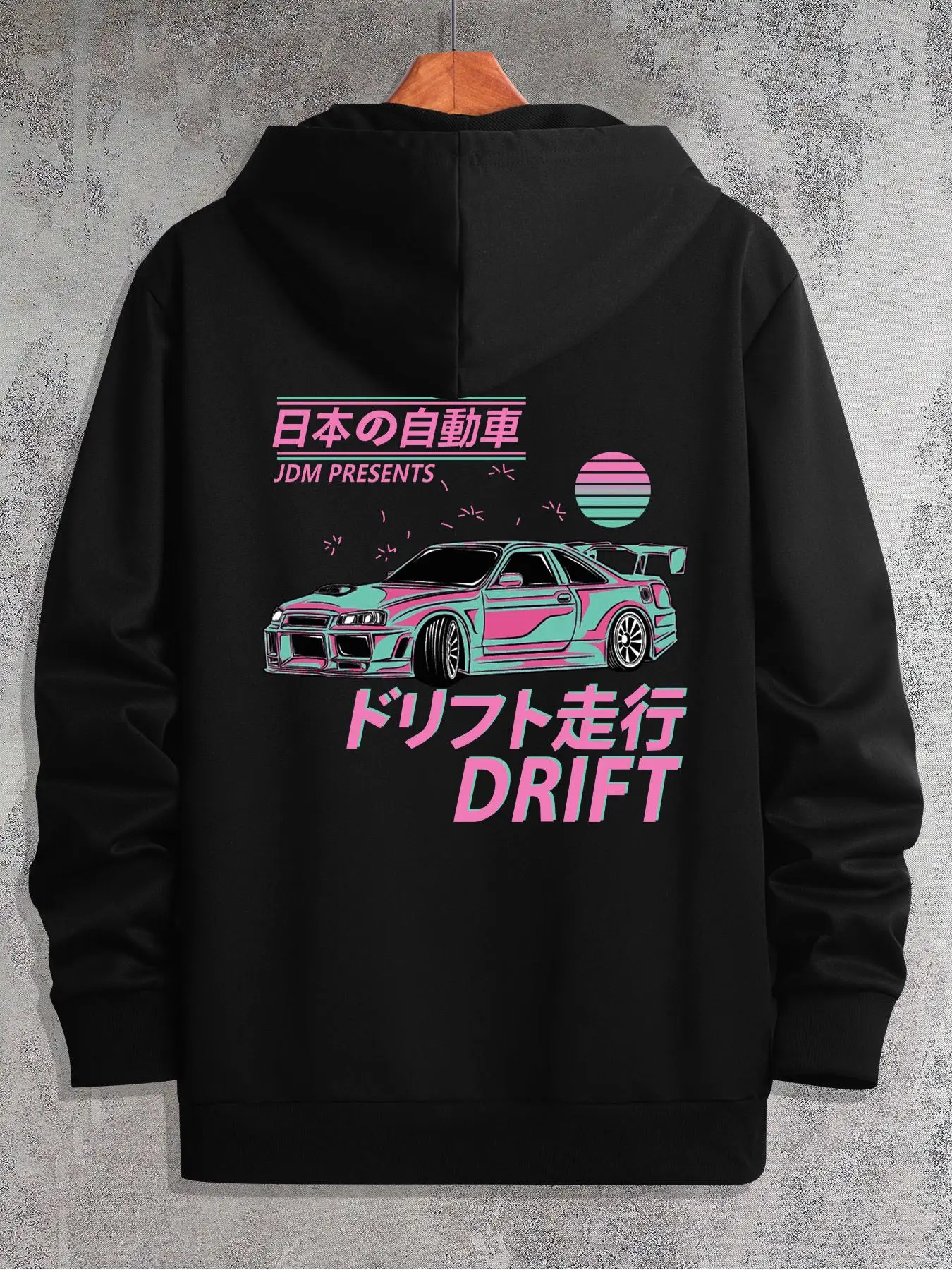 Men's Cartoon Car Print Zip Up Hoodie, Essentials Hoodie, Regular Fit Casual Letters Graphic Long Sleeve Hoodie, Streetwear Hoodies, Cozy Fall Outfits