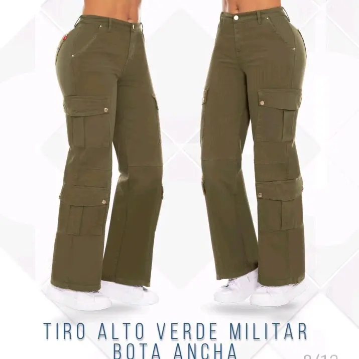 70968 Cargo Pants - 100% Colombian Style - Comfortable & Versatile Womenswear Casual Everyday Fashion  Quality Guaranteed - Fit, Bottom Basic