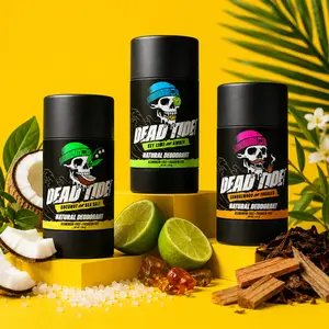 Dead Tide Natural Deodorant 3-Pack Bundle, Aluminum-Free, Made in USA, Long-Lasting