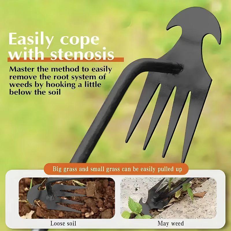 Multi-Function Weeding Tool — A new, durable gardening tool, this portable weeder pulls weeds out by the roots. Ideal for loosening soil, weeding, vegetable gardening, and aerating soil—the perfect choice for all your gardening needs.