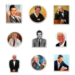 Dick Van Dyke Sticker Pack 9 PCS Vinyl, Movie Car Wall Kid Phone Book Stickers, Funny Sticker Decal Decor